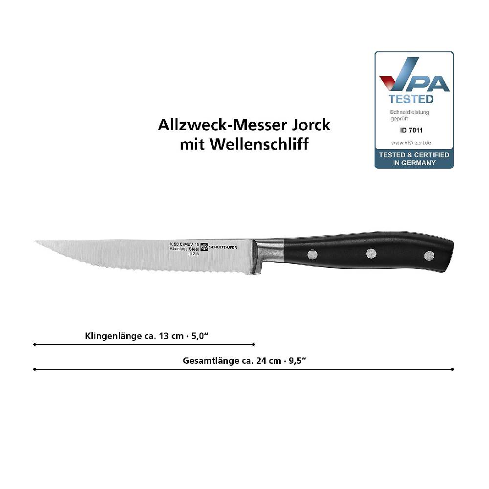Schulte Ufer Allzweck-Messer Jorck mit Wellenschliff Blitzangebot