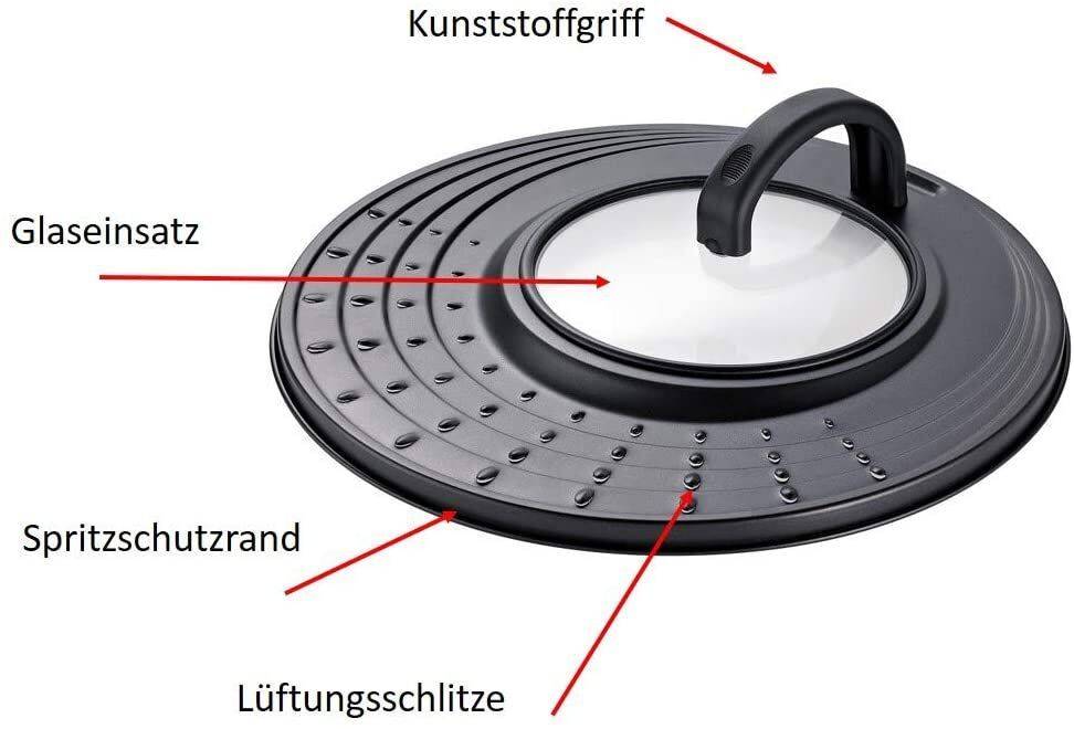 Schulte Ufer Universal-Spritzschutzdeckel Nebra, für 20, 24, 26 und 28 cm Verkauf