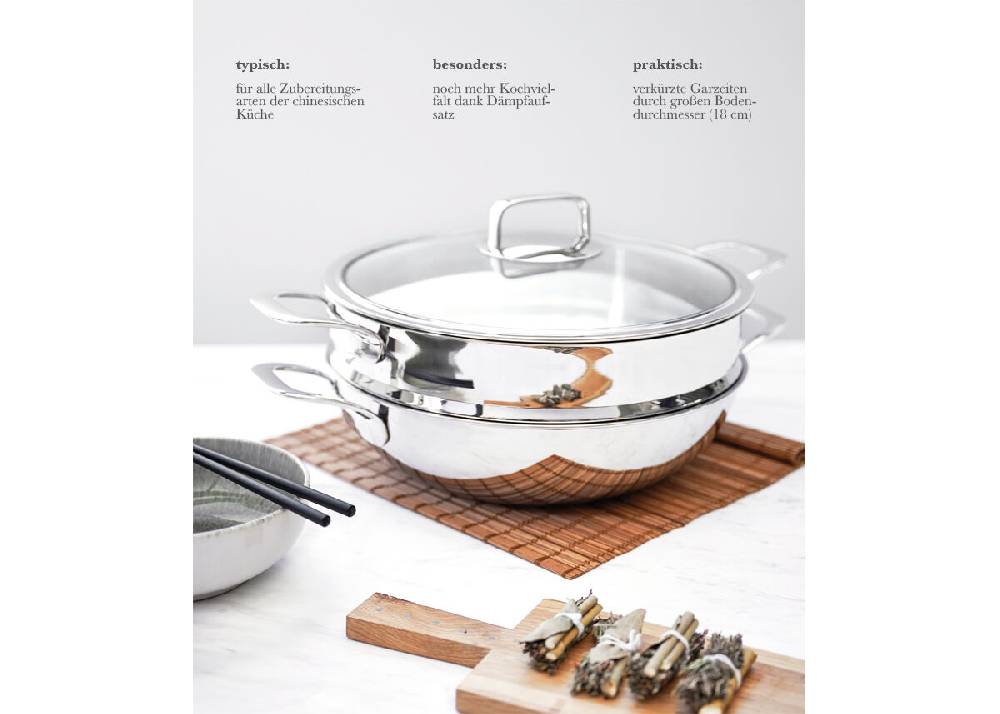 Schulte Ufer Wok-Set Skagen, 3-tlg., ca. 5,00l Versandkostenfrei