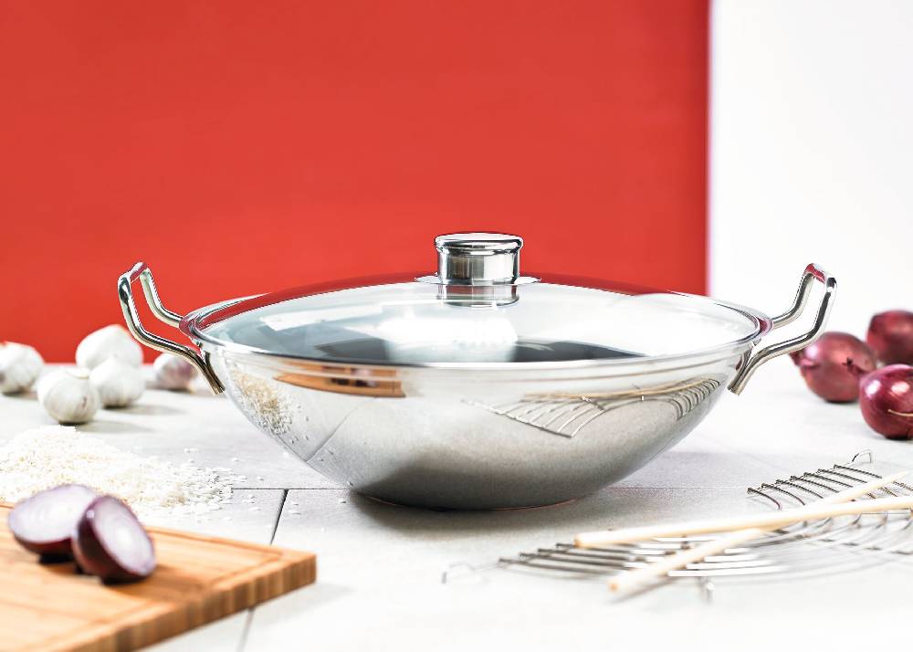 Schulte Ufer Wok Bo-lang i, 36 cm, inkl. Gitter Flash Sale