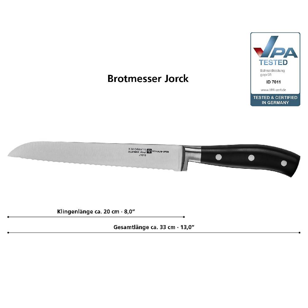 Schulte Ufer Brotmesser Jorck Preisnachlass