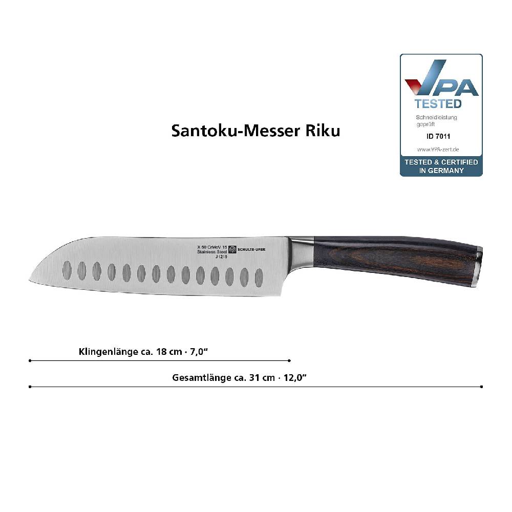 Schulte Ufer Santoku-Messer Riku Osterangebot