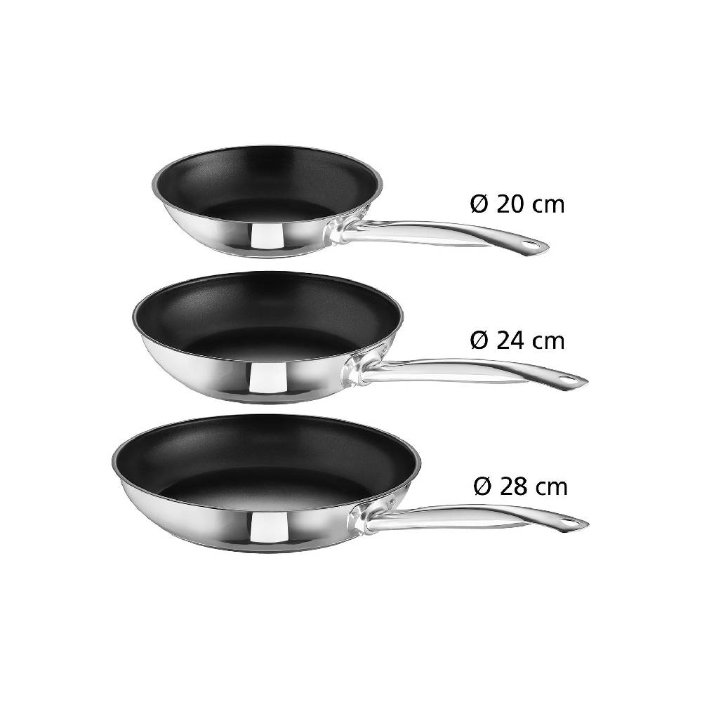 Schulte Ufer Pfannen-Set Trio, 3-tlg Kostenloser Versand international