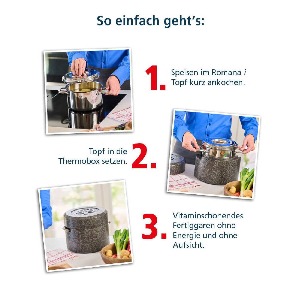 Schulte Ufer Thermotopf Romana i, 16 - 20 cm Blitzverkäufe