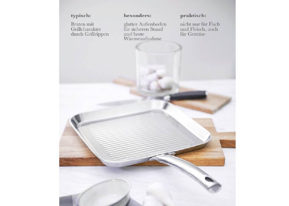 Schulte Ufer Grillpfanne Skagen, 24 - 28 cm Flash Sale