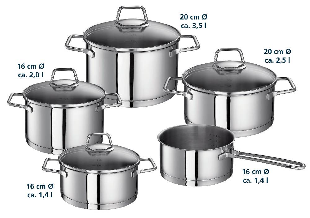 Schulte Ufer Maxi-Set Wega, 5-tlg Räumungsverkauf