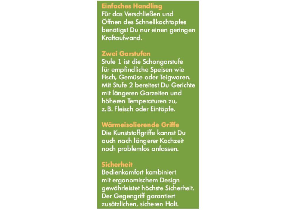 Schulte Ufer Schnellkochtopf Toni, 22 cm, ca. 6,0l Kauf eins, bekomm eins gratis