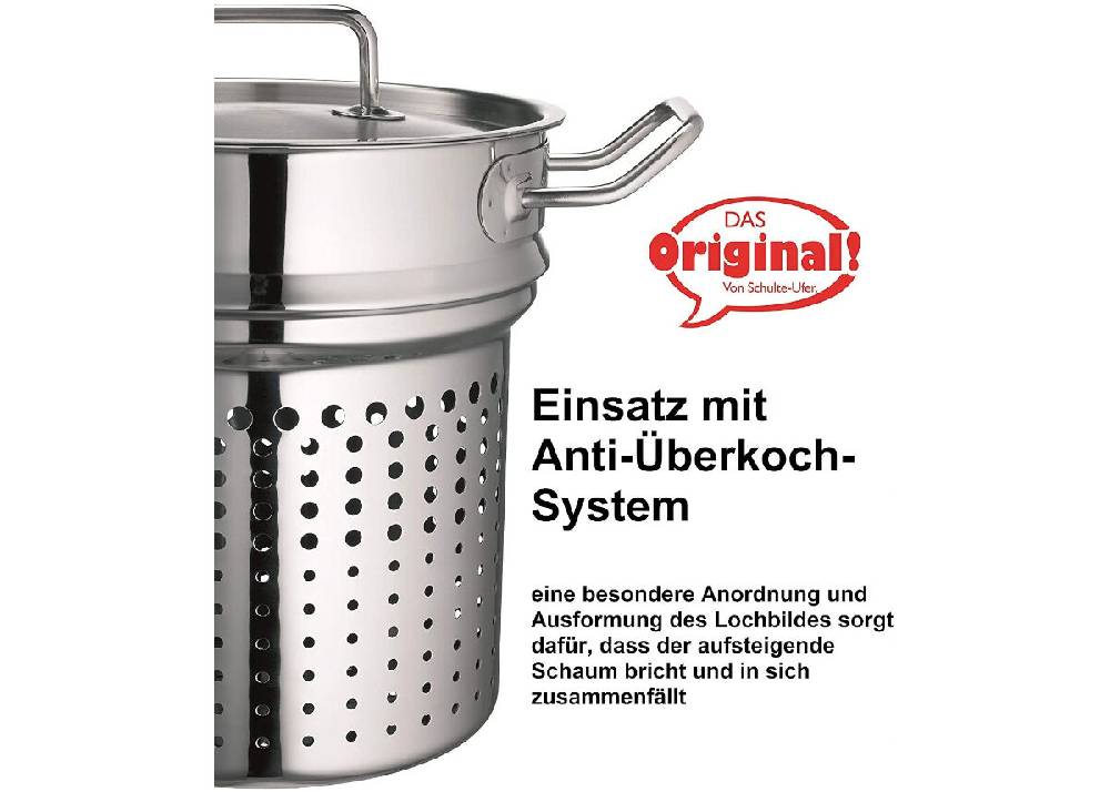 Schulte Ufer Spaghettitopf Profi-Line i, 20 cm, ca. 5,00l Tägliche Deals