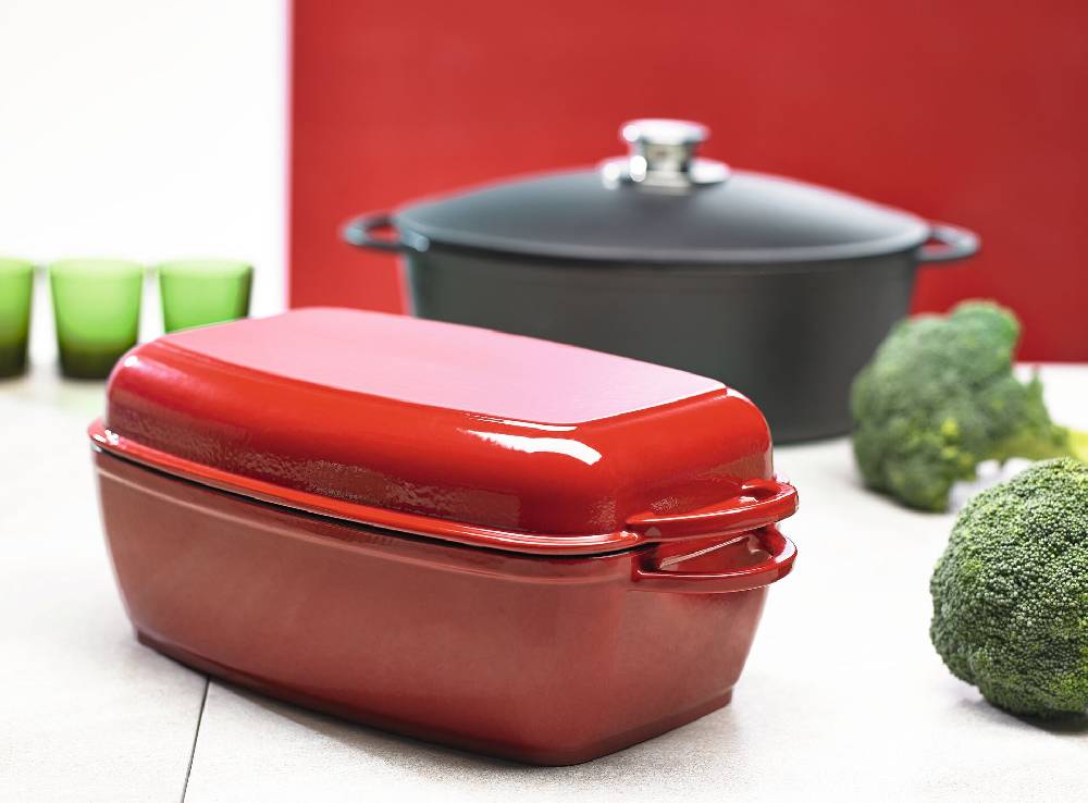 Schulte Ufer Multi-Bräter Rustika, 32 cm, ca. 5,00l, rot Letzte 2 Tage