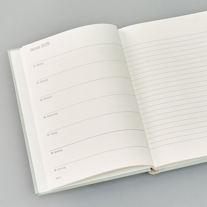 Semikolon Wochenkalender & Notizbuch 2025 (A5) Leine, Deutsch Online Shopping