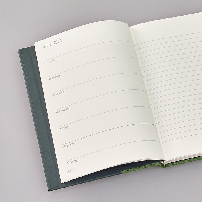 Semikolon Wochenkalender & Notizbuch 2025 (A5) Natural Affair, Deutsch Exklusivangebot