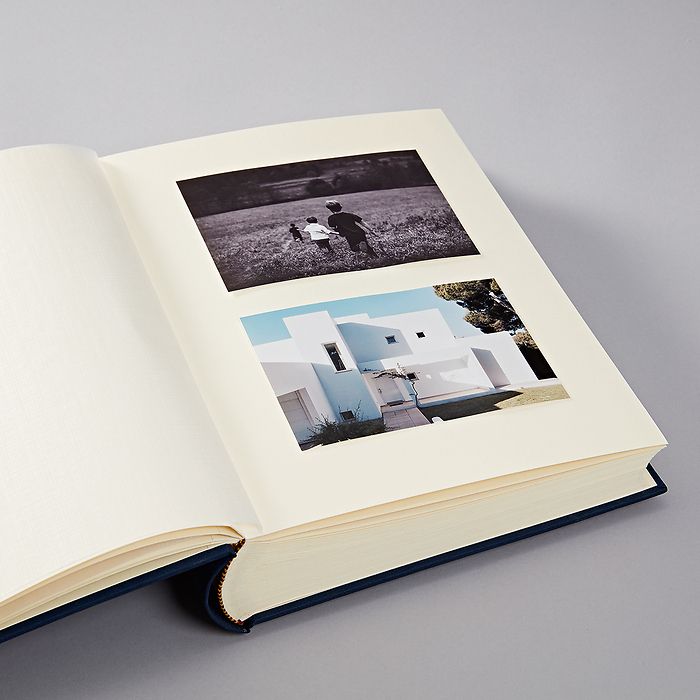 Semikolon Fotoalbum Large in Buchleinen Nur für heute